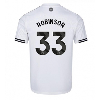 Fulham Antonee Robinson #33 Maglia Gara Casa Repliche 2025-26 Maniche Corte